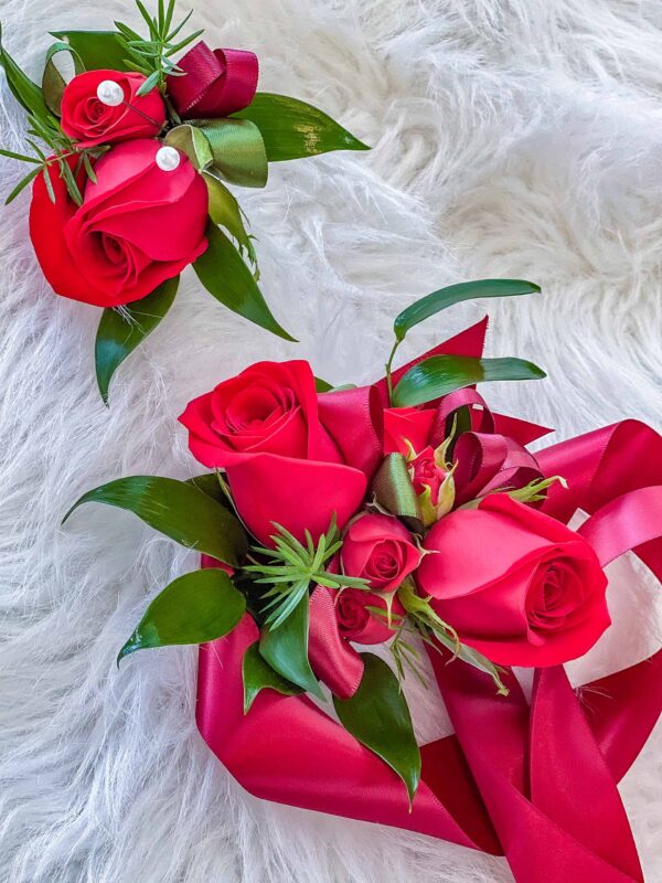 Corsage and boutonniere